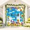 3Pcs Floral Welcome Door Cover Watercolor Flower Sunflower Butterfly Hanging Porch Banner for Spring Seasonal Indoor Outdoor Home Party Decor